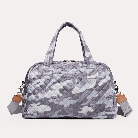 MZ Wallace Jimmy Travel Tote in Light Grey Camo great condition - Picture 1 of 8